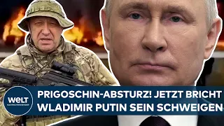 JEWGENI PRIGOSCHIN: Tödlicher Flugzeug-Absturz! Jetzt bricht Wladimir Putin sein Schweigen!