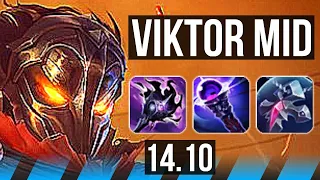 VIKTOR vs TRISTANA (MID) | 13/1/11, 5k comeback, Legendary, 48k DMG | KR Grandmaster | 14.10