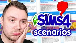 The disaster of Sims 4 Scenarios...