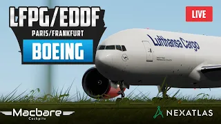 [Prepar 3Dv5] PMDG BOEING 777  Paris/Frankfurt - OnLine IVAO