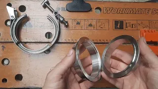 Unboxing Stainless Steel Quick release V Band Exhaust Clamp from Aliexpress