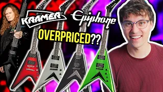Let's talk about the "affordable" Dave Mustaine's New Epiphones and Kramers...