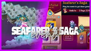 Merge Dragons Seafarer’s Saga Event! New point items, merge 5 of anything task