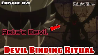 Asta Vs His Devil | Devil Binding Ritual | Black Clover Episode 169 Explained In Hindi | AnimeM