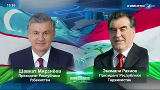 Президент Республики Узбекистан провел телефонный разговор с Президентом Республики Таджикистан