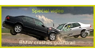 [FAIL] BMW crashes guardrail ᴴᴰ