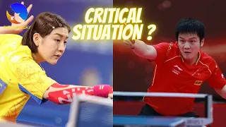 What is a critical situation in table tennis?