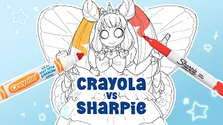 CRAYOLA vs SHARPIE ★ Two cheap favourites have to FACE OFF