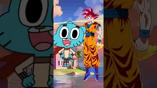 Who is strongest (goku vs gumball) #dragonballsuper #goku #whoisstrongest #gumball