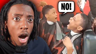DAD CUTS SONS DREADS OFF FOR BAD GRADES