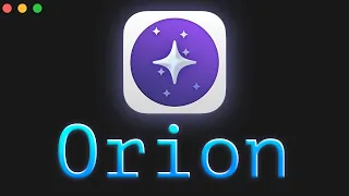 The Orion Browser Experience