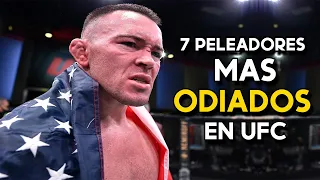 7 PELEADORES de UFC mas odiados (Con mas haters en MMA)