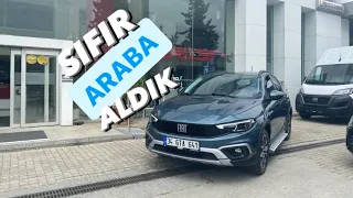 SIFIR ARAÇ ALDIK | FİAT EGEA CROSS DETAYLI İNCELEME TESLİMAT | 1.4 95 HP | TÜM ÖZELLİKLER VE FİYATI