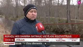 Ropažu HES darbība satrauc vietējos iedzīvotājus