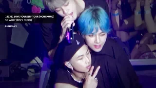 190321 LOVE YOURSELF Tour in HongKong - So What / BTS V / 방탄소년단 뷔 (4K fancam)