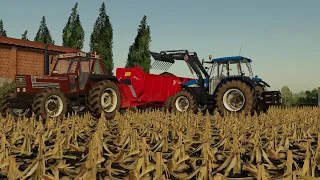 Cab view FS19 (Fiat-agri 180-90 + spargiletame Vaschieri)real pure sound parte 1