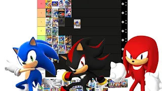 Sonic, Shadow, and Knuckles make a Sonic Game Tier List Part 2