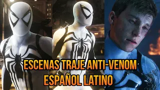 Todas las Escenas de Peter con el Traje Anti-Venom - SPIDER-MAN 2 | 4K 60FPS | Español Latino