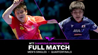 FULL MATCH | Tomokazu HARIMOTO vs FAN Zhendong | MS QF | #WTTChongqing 2024