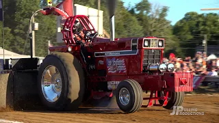 2022 - Pro Pulling League Hot Farm Tractors pulling in Tampico, IN on Saturday Night