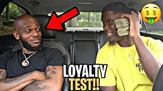 LEAVING $10,000 IN FRONT OF MY HOOD COUSIN TO SEE IF HE TAKES IT!