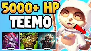 Teemo BUT 5000 HP... The MOST TERRIFYING Build IMAGINABLE!