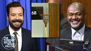 Jimmy Pranks The Roots' James Poyser While Saying Goodbye to His Rake | The Tonight Show