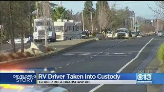 Deputies Deploy Spike Strips During RV Chase In Sacramento County