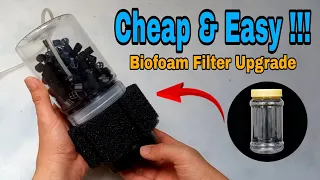 Aerator biofoam filter modified | Aquarium filter DIY
