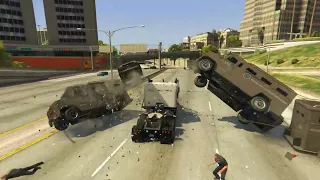 GTA 5 Fury Road ( Euphoria Physics GTA 4 ) #6