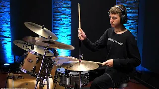 Wright Music School - Finley Rae - Ozzy Osbourne - Crazy Train - Drum Cover