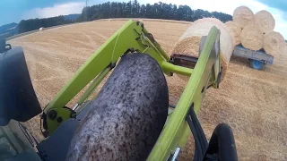 CLAAS CELTIS 456 *SOUND*  carting straw