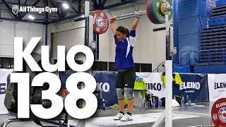 Kuo Hsing-Chun (58kg) 130,135,138kg Clean & Jerk 2015 World Weightlifting Championships