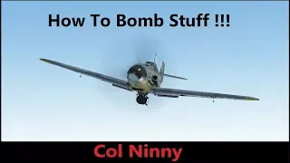 (21) IL-2 How to Bomb Stuff !!! Fighter Bomber Attack.