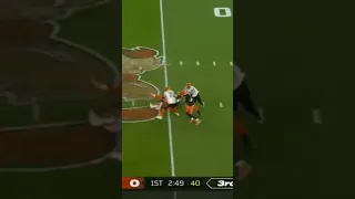 Myles Garrett sacks Joe burrow #nfl