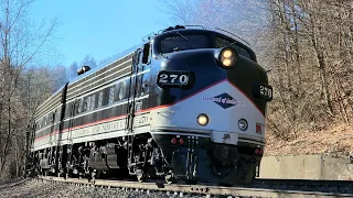 F-Unit Santa Passenger Train, Reading & Northern, Lehigh Gorge