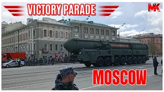 Russian Military rumbling down the Moscow streets | MOSCOW VICTORY PARADE 2024