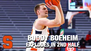 Syracuse's Buddy Boeheim Explodes In 2nd Half