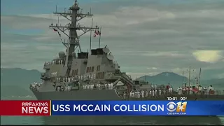 10 Sailors Missing After U.S. Navy Destroyer Collides With Merchant Ship