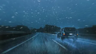 ☔️Highway Driving in Heavy Rain
