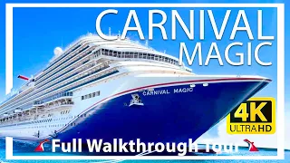 Carnival Magic | Full Walkthrough Ship Tour & Review | Ultra Views 4k | Carnival Cruise Lines