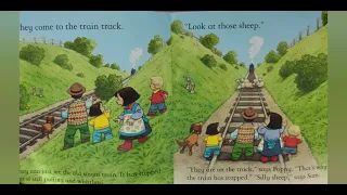 Usborne farmyard tales | Wolly stops the train | read aloud