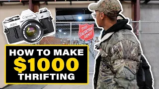 How To Make $1,000 A Day Thrifting | Thrift Flip Episode 4