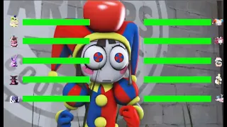 FNAF TWISTED ANIMATRONICS vs The Amazing Digital Circus animation with HEALTHBARS