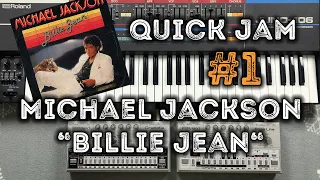 Michael Jackson "Billie Jean" – Quick Jam #1 – Roland Juno-106, TR-606, TB-303