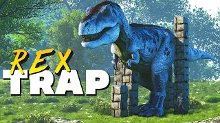 How to Build a Rex Taming Trap - Ark