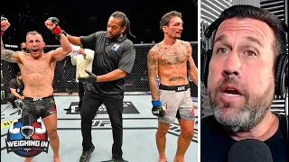 Big John McCarthy: "I wrote the rules! Max Holloway definitely won!" | WEIGHING IN