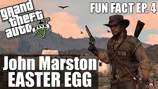 GTA V Red Dead Redemption Easter Egg! John Marston in GTA 5 Location - Fun Fact Ep. 4