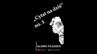 "CYTAT NA DZIŚ" no. 3 | SŁOWO FILOZOFA #shorts