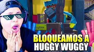 ¿QUE PASA SI BLOQUEAMOS A HUGGY WUGGY CON CAJAS en POPPY PLAYTIME? 😱📦 | Pathofail